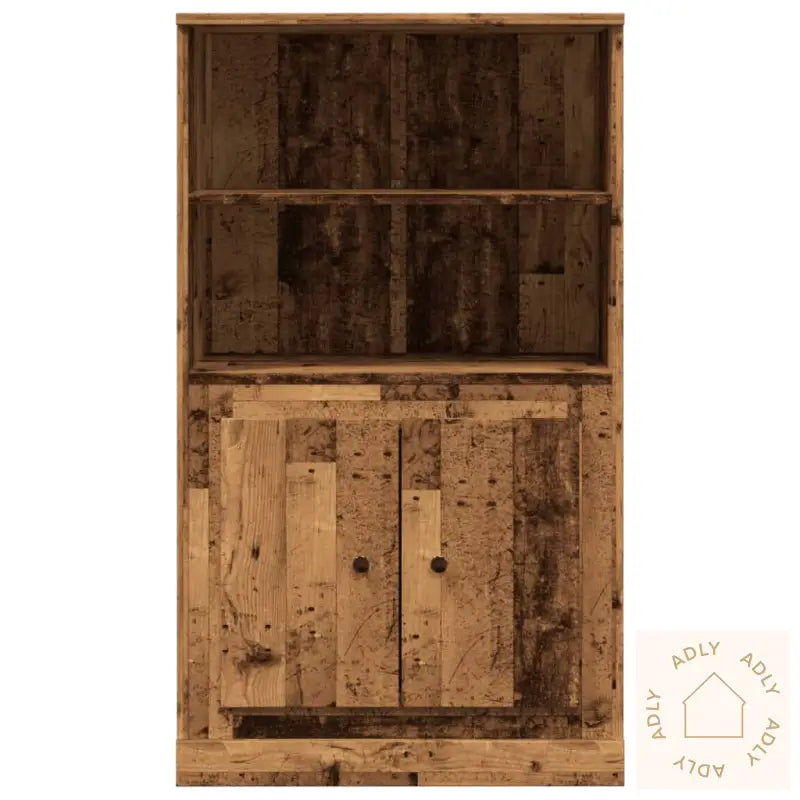 Highboard Gammelt Tre 60X35,5X103,5 Cm Konstruert Tre