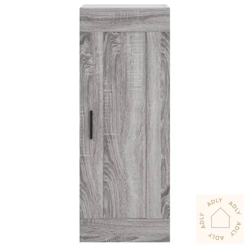 Highboard Grå Sonoma 34,5X34X180 Cm Konstruert Tre