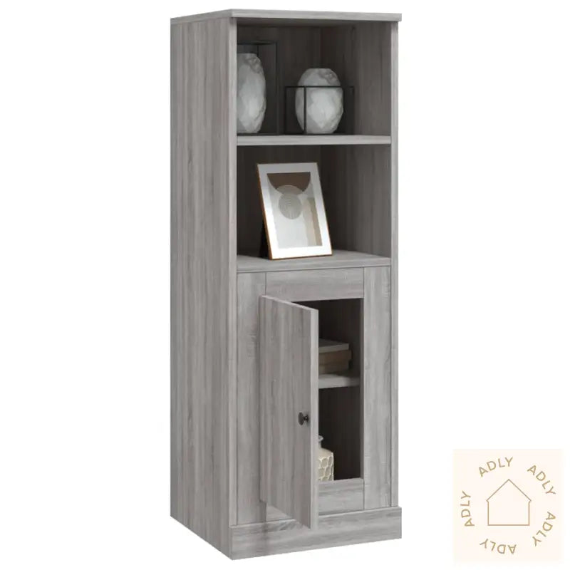 Highboard Grå Sonoma 36X35,5X103,5 Cm Konstruert Tre