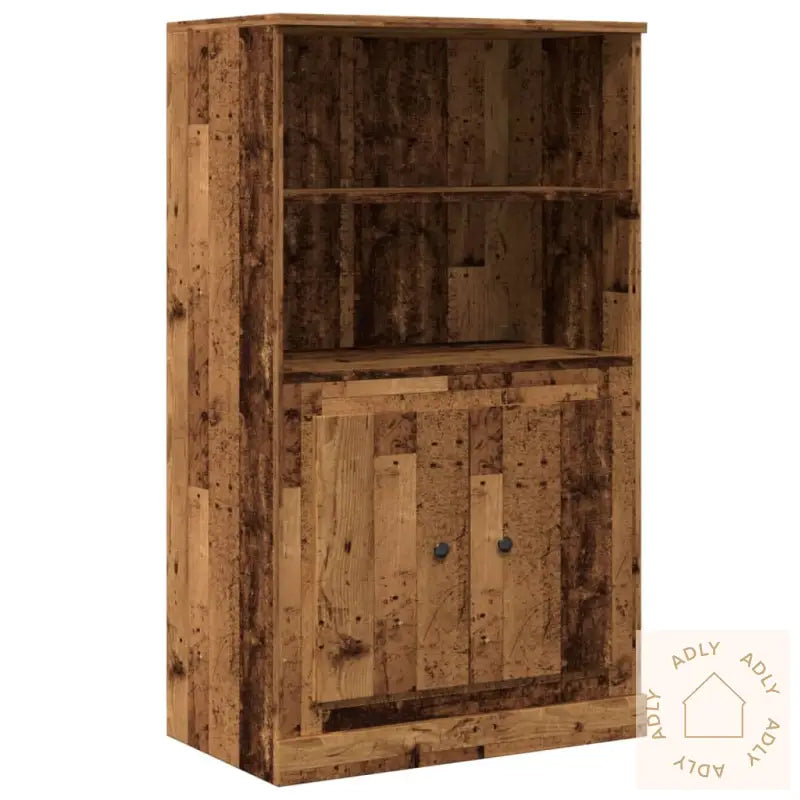Highboard Gammelt Tre 60X35,5X103,5 Cm Konstruert Tre