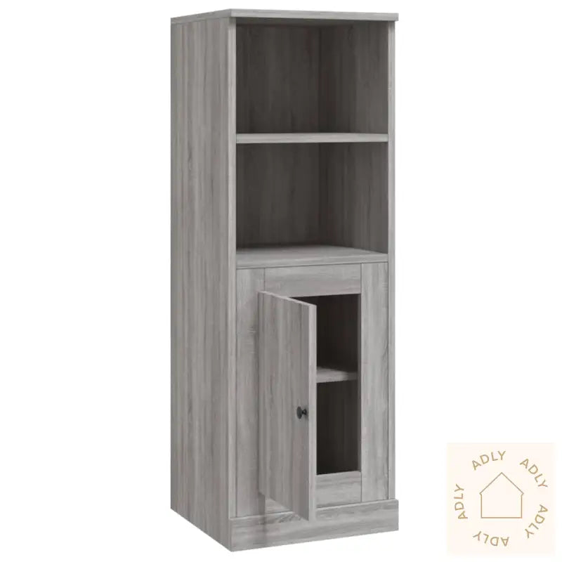 Highboard Grå Sonoma 36X35,5X103,5 Cm Konstruert Tre