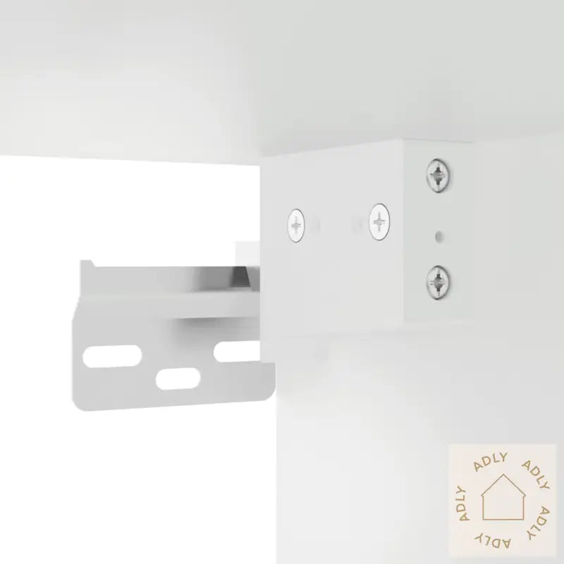 Highboard Hvit 69,5X34X180 Cm Konstruert Tre