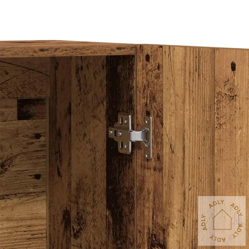 Highboard Gammelt Tre 70X31X115 Cm Konstruert Tre