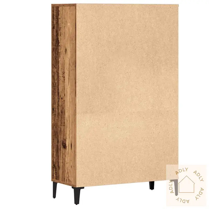 Highboard Gammelt Tre 70X31X115 Cm Konstruert Tre
