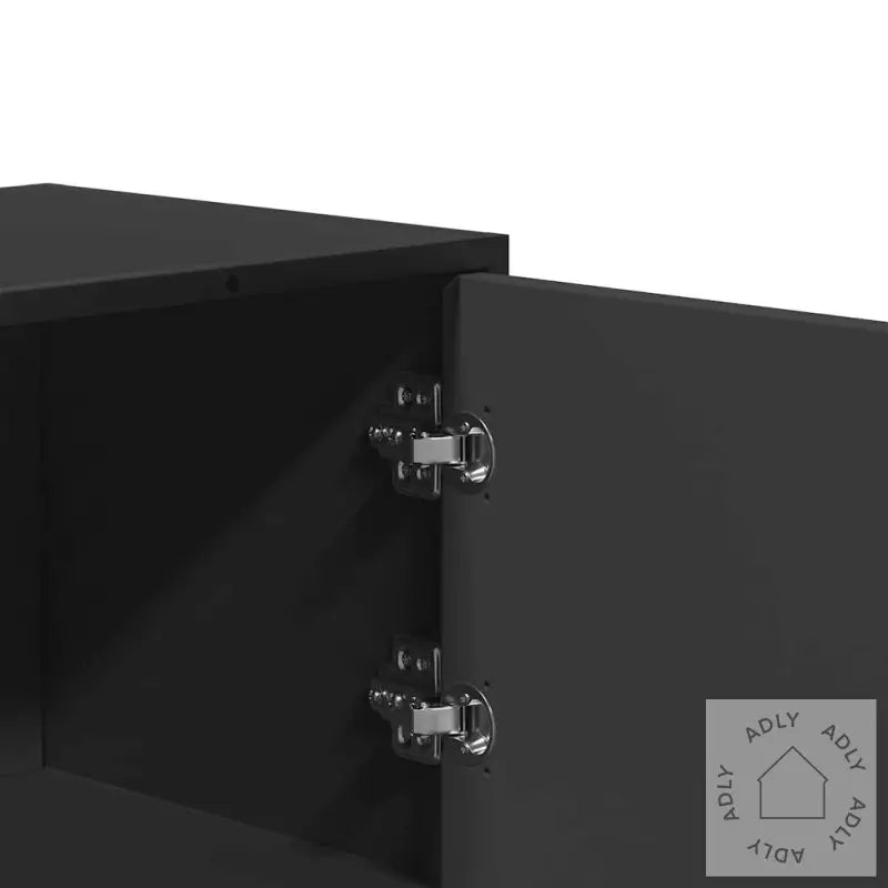 Highboard Svart 68X35X106,5 Cm Konstruert Tre Og Metall