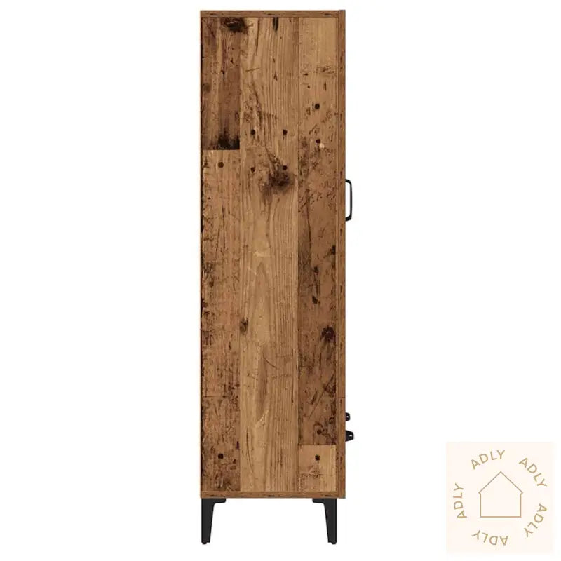 Highboard Gammelt Tre 70X31X115 Cm Konstruert Tre