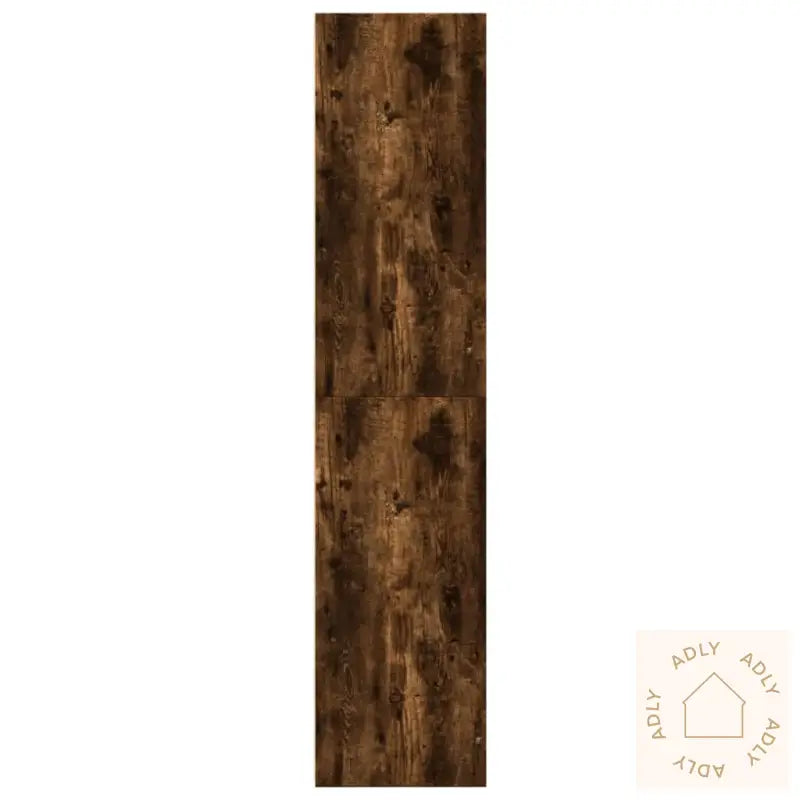 Highboard Røkt Eik 50X41X185 Cm Konstruert Tre