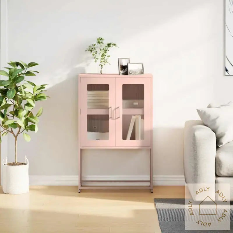 Highboard Rosa 68X39X107 Cm Stål