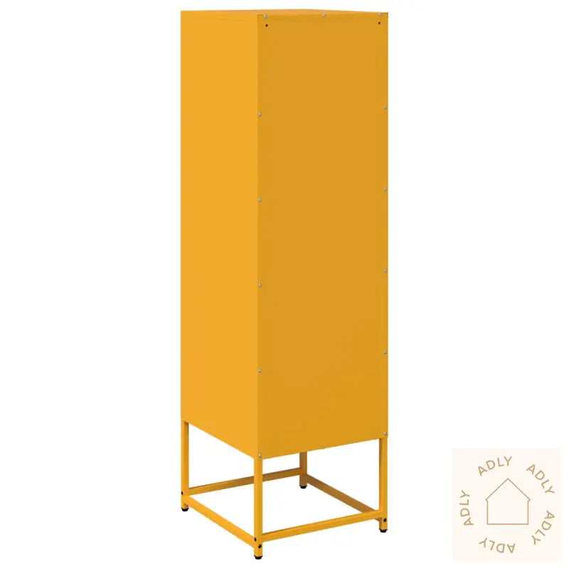 Highboard Sennep Gul 36X39X123 Cm Kaldvalset Stål
