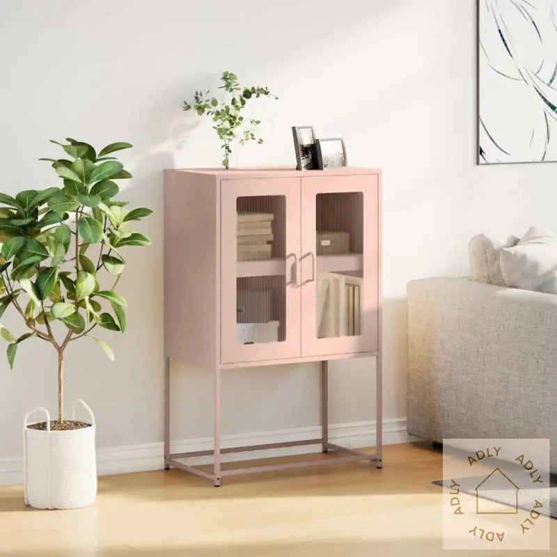 Highboard Rosa 68X39X107 Cm Stål