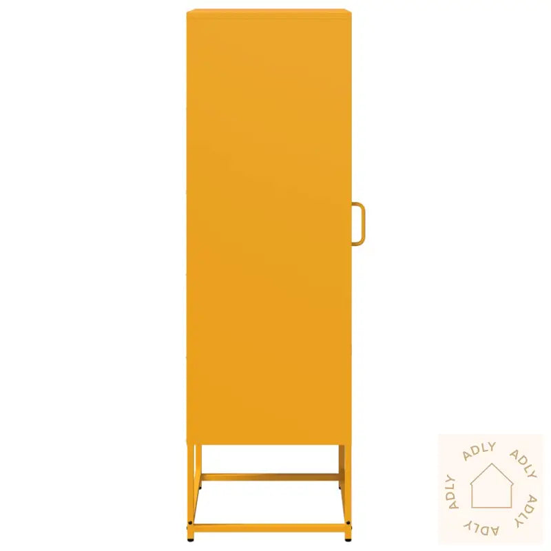 Highboard Sennep Gul 36X39X123 Cm Kaldvalset Stål