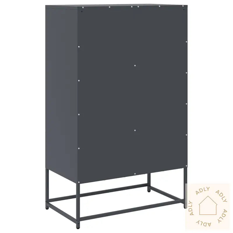 Highboard Antrasitt 68X39X111,5 Cm Stål