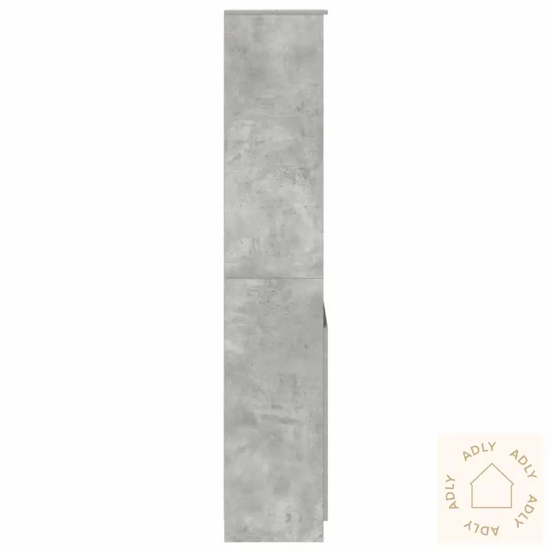 Highboard Betonggrå 50X35X180 Cm Konstruert Tre