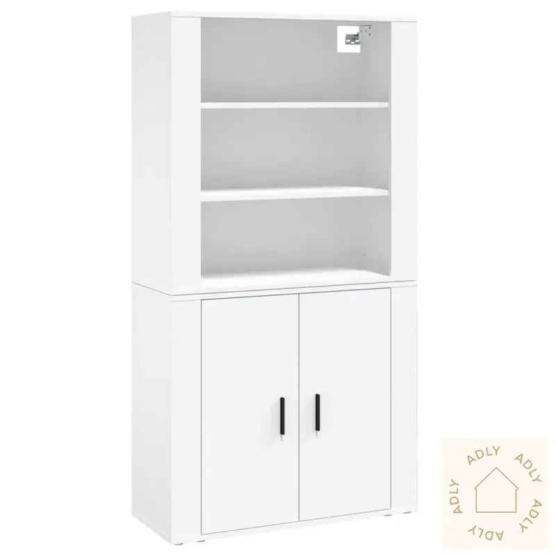 Highboard Hvit Konstruert Tre
