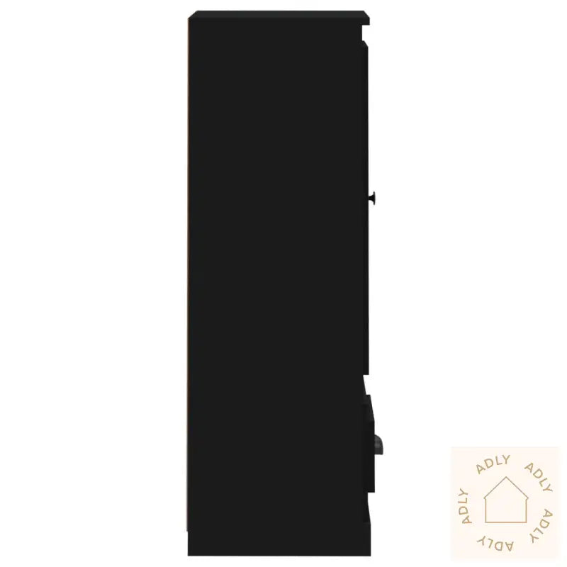 Highboard Svart 36X35,5X103,5 Cm Konstruert Tre