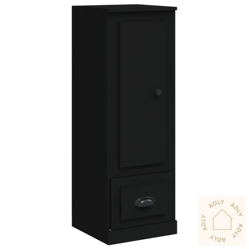 Highboard Svart 36X35,5X103,5 Cm Konstruert Tre