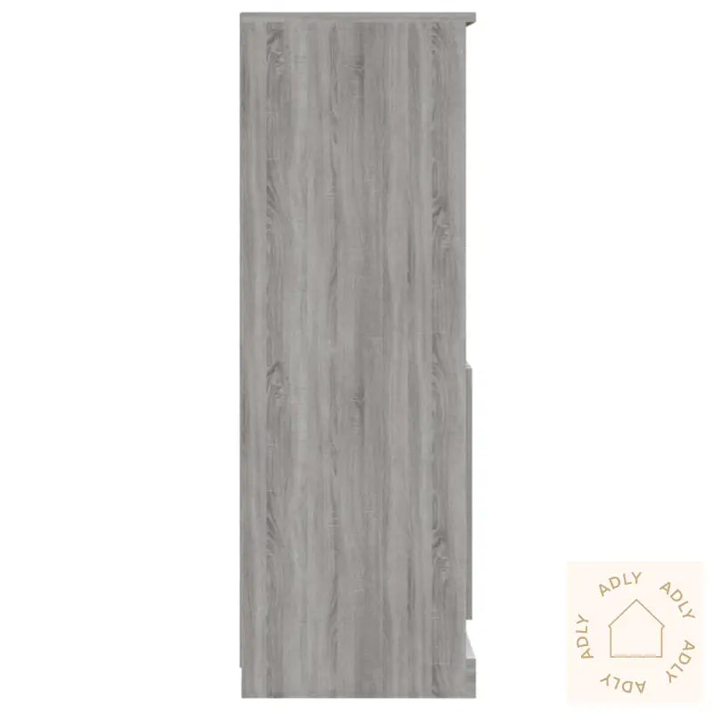 Highboard Grå Sonoma 60X35,5X103,5 Cm Konstruert Tre