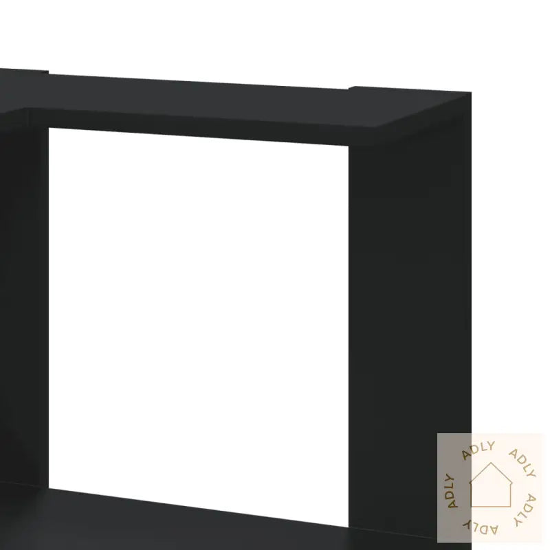 Bokhylle For Hjørne 5 Etasjer Svart 50X50X179 Cm Konstruert Tre