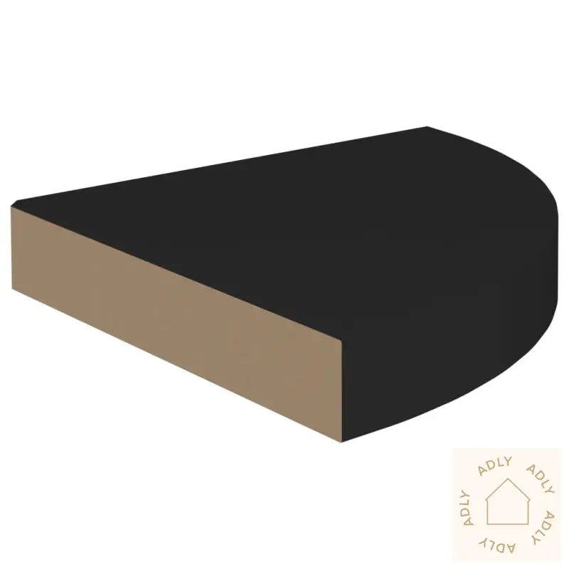 Flytende Vegghylle Svart 25X25X3,8 Cm Mdf