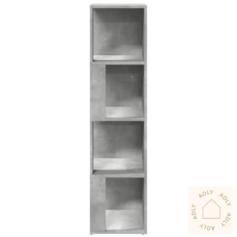 Hengende Hjørneskap Betonggrå 33X33X132 Cm Sponplate