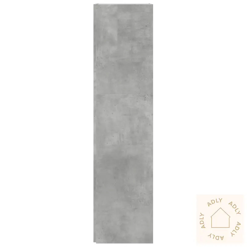 Hengende Hjørneskap Betonggrå 33X33X132 Cm Sponplate