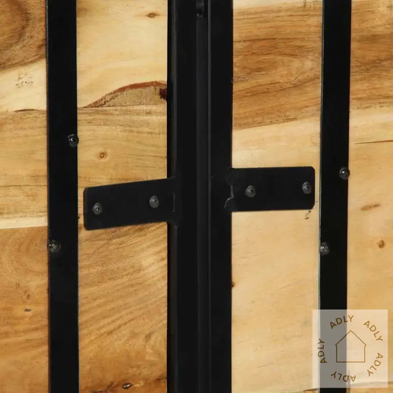Sengegavl 140 Cm Heltre Akasie Og Jern