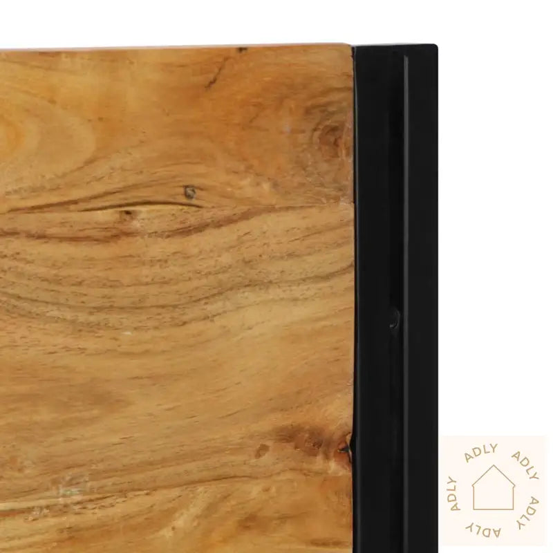 Sengegavl 140 Cm Heltre Akasie Og Jern