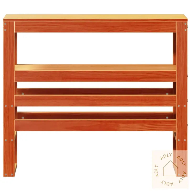 Hodegavl Med Hyller Voksbrun 100 Cm Heltre Furu