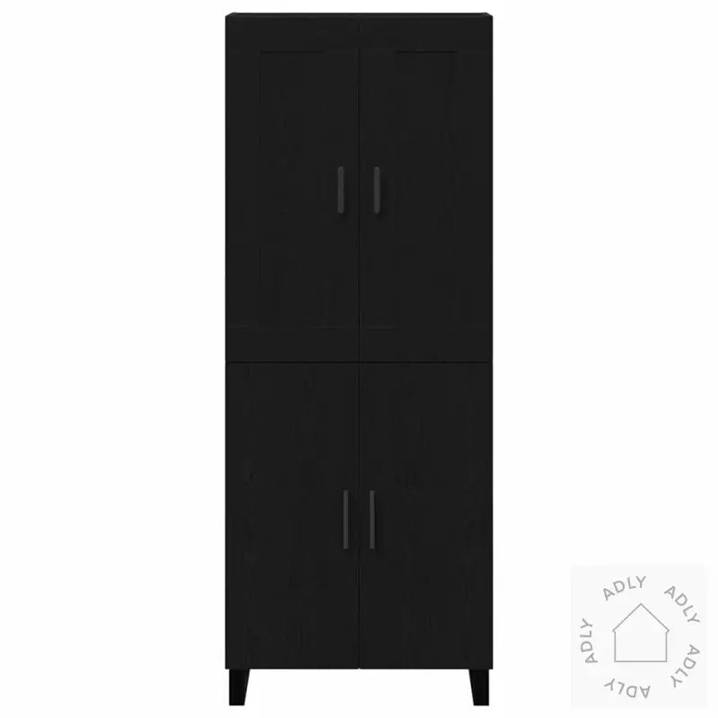 Høybord Svart Eik 69.5X34X180 Cm Teknisk Tre