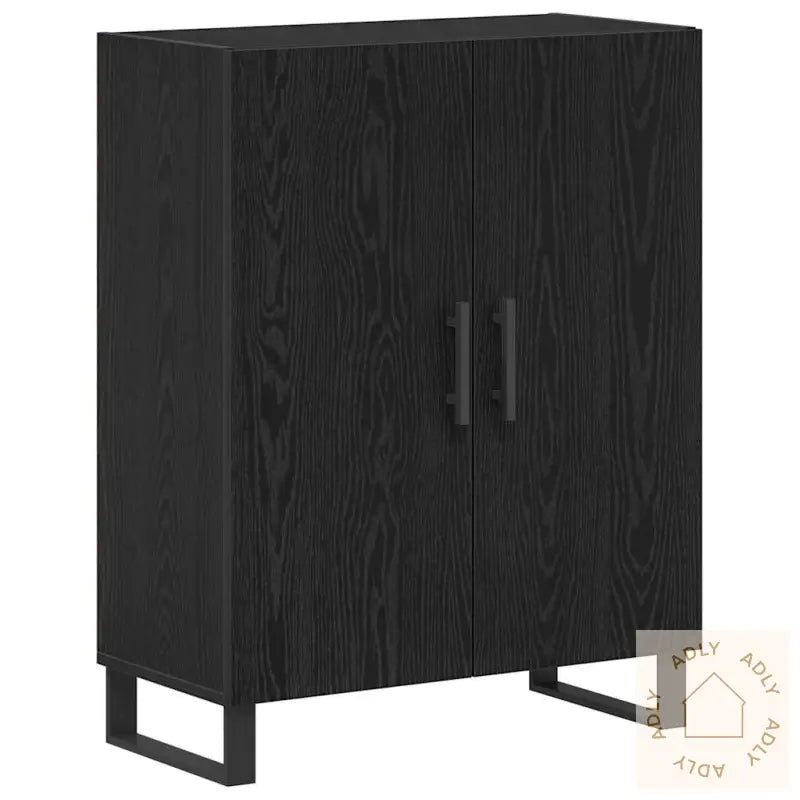 Høybord Svart Eik 69.5X34X180 Cm Teknisk Tre