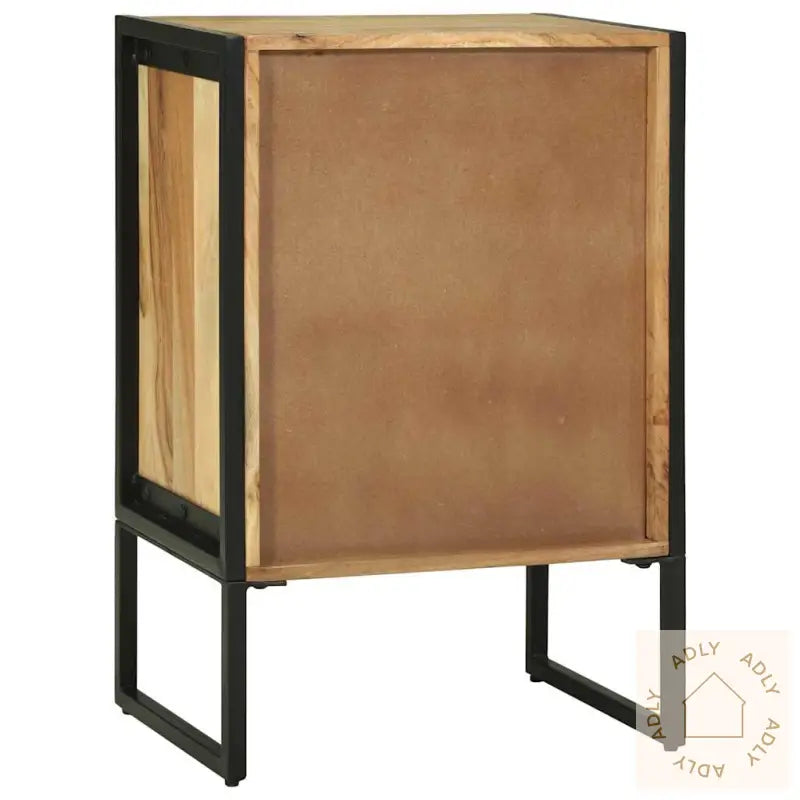 Høyskapskabinett 50X35X75 Cm Massivt Tre Akasietre