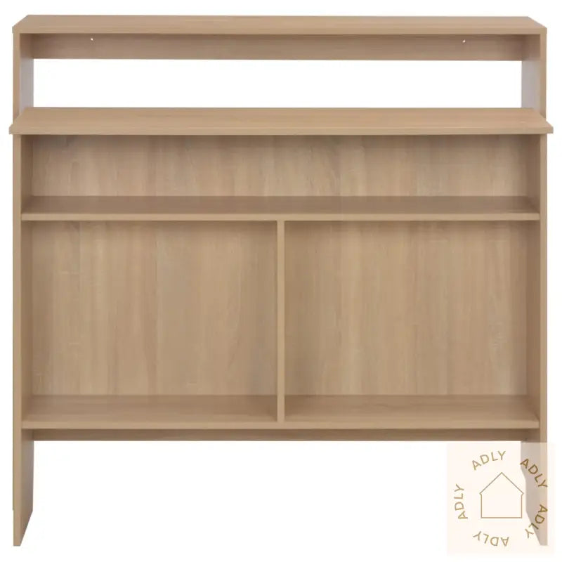 Barbord Med 2 Bordplater 130X40X120 Cm Eik