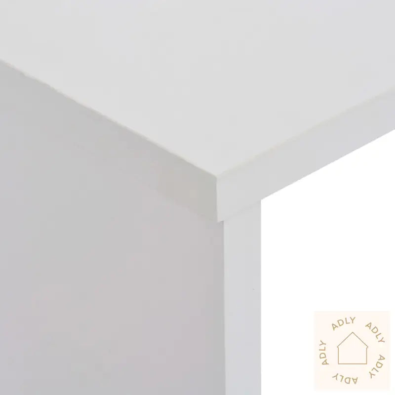 Barbord Med 2 Bordplater 130X40X120 Cm Hvit