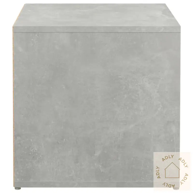 Oppbevaringsskap Betonggrå 40,5X40X40 Cm Konstruert Tre