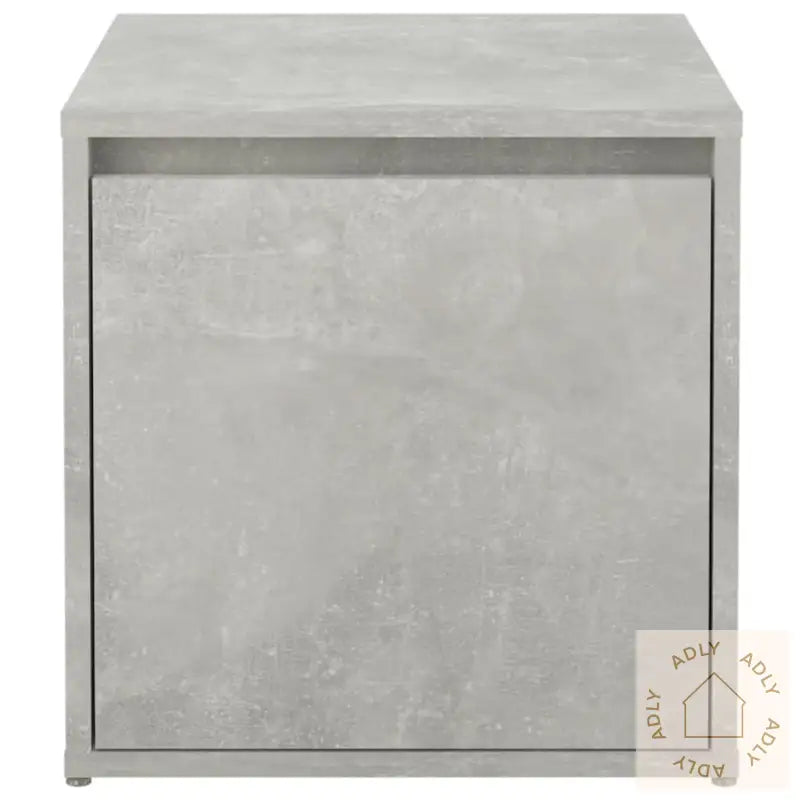 Oppbevaringsskap Betonggrå 40,5X40X40 Cm Konstruert Tre