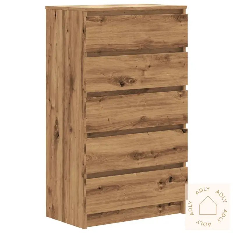 Kommode Artisan Eik 60X36X103 Cm Konstruert Tre