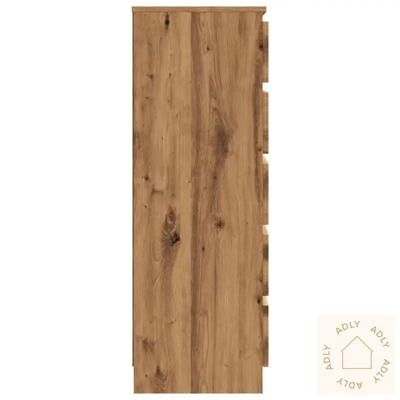 Kommode Artisan Eik 60X36X103 Cm Konstruert Tre