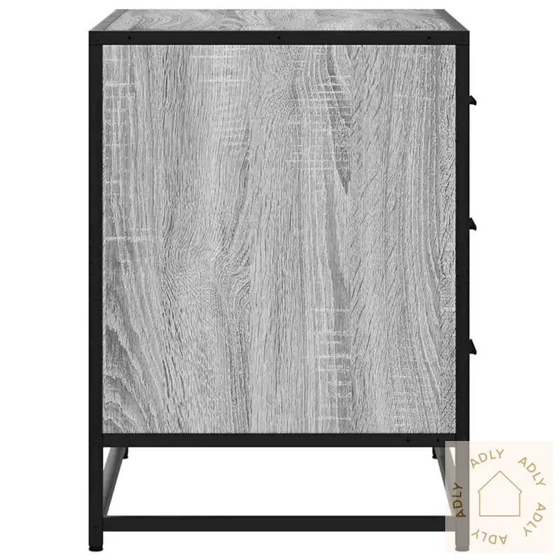 Kommode Grå Sonoma 70X41X56 Cm Konstruert Tre
