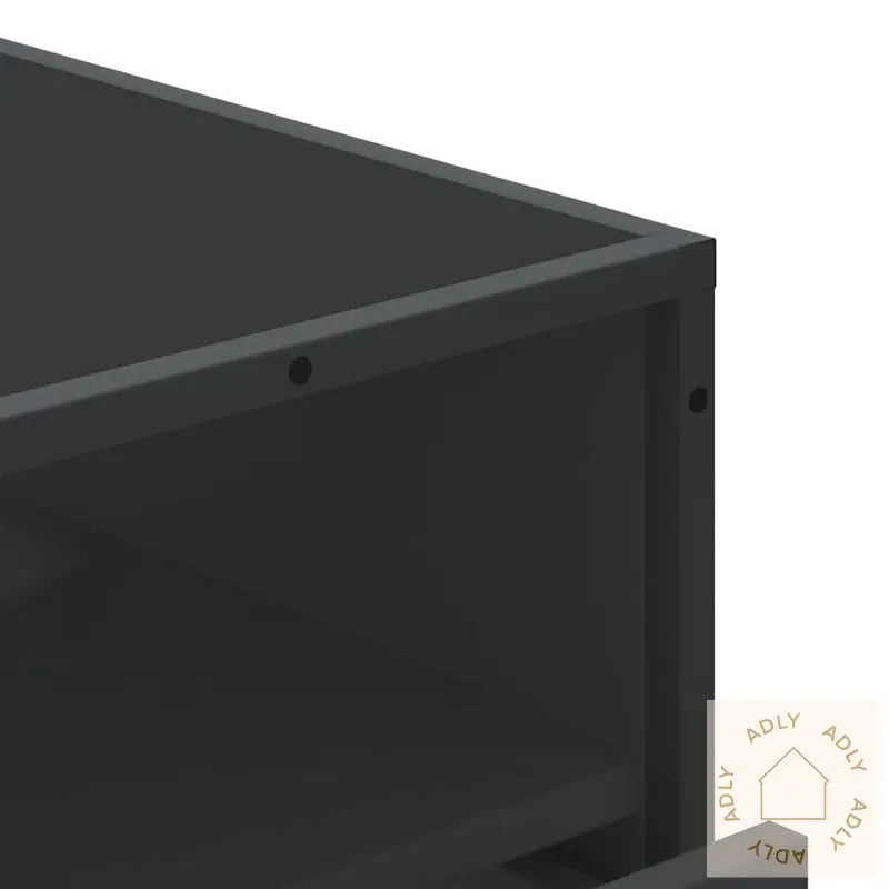 Kommode Svart 70X41X83,5 Cm Konstruert Tre