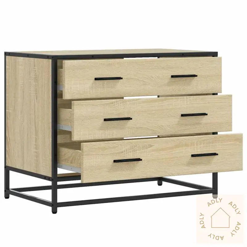 Kommode Sonoma Eik 70X41X56 Cm Konstruert Tre