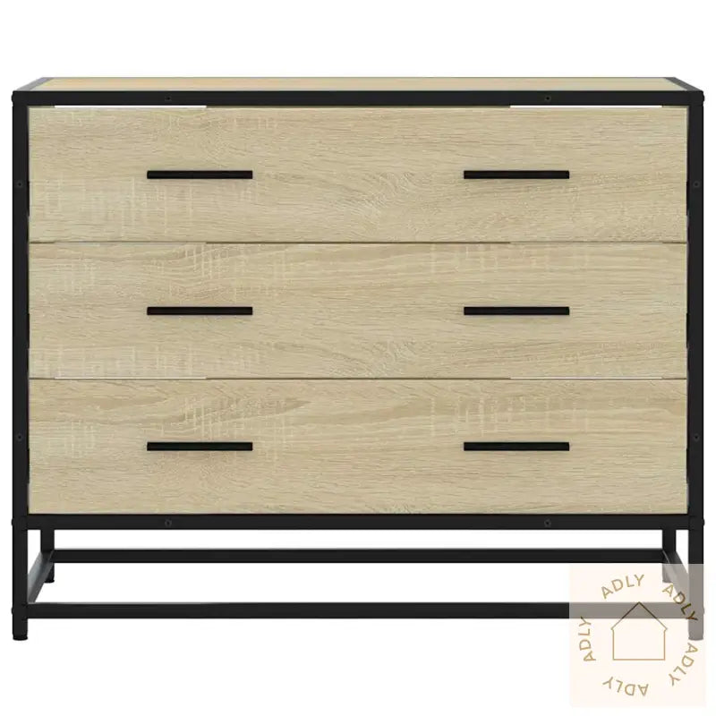 Kommode Sonoma Eik 70X41X56 Cm Konstruert Tre