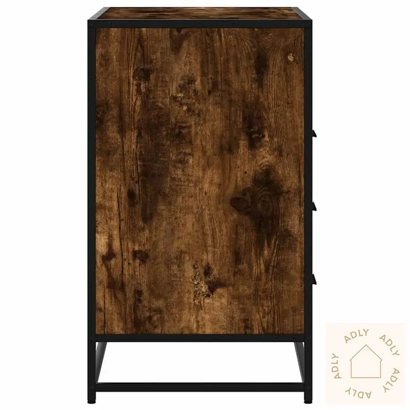 Kommode Røkt Eik 70X41X70 Cm Konstruert Tre