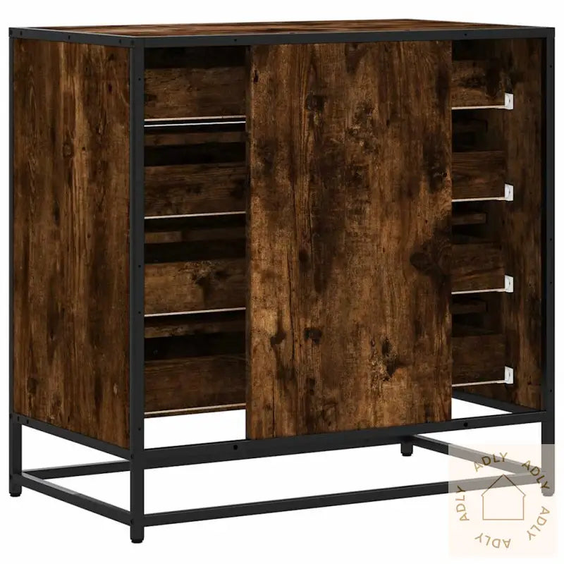 Kommode Røkt Eik 70X41X70 Cm Konstruert Tre