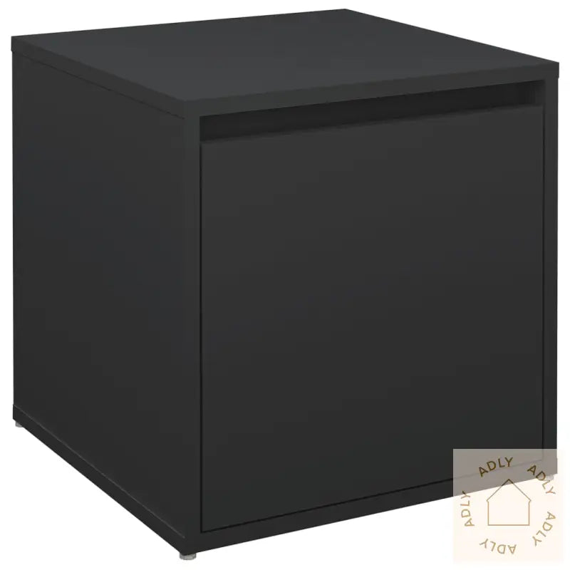 Oppbevaringsskap Svart 40,5X40X40 Cm Konstruert Tre