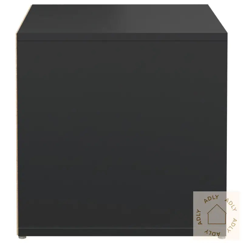 Oppbevaringsskap Svart 40,5X40X40 Cm Konstruert Tre