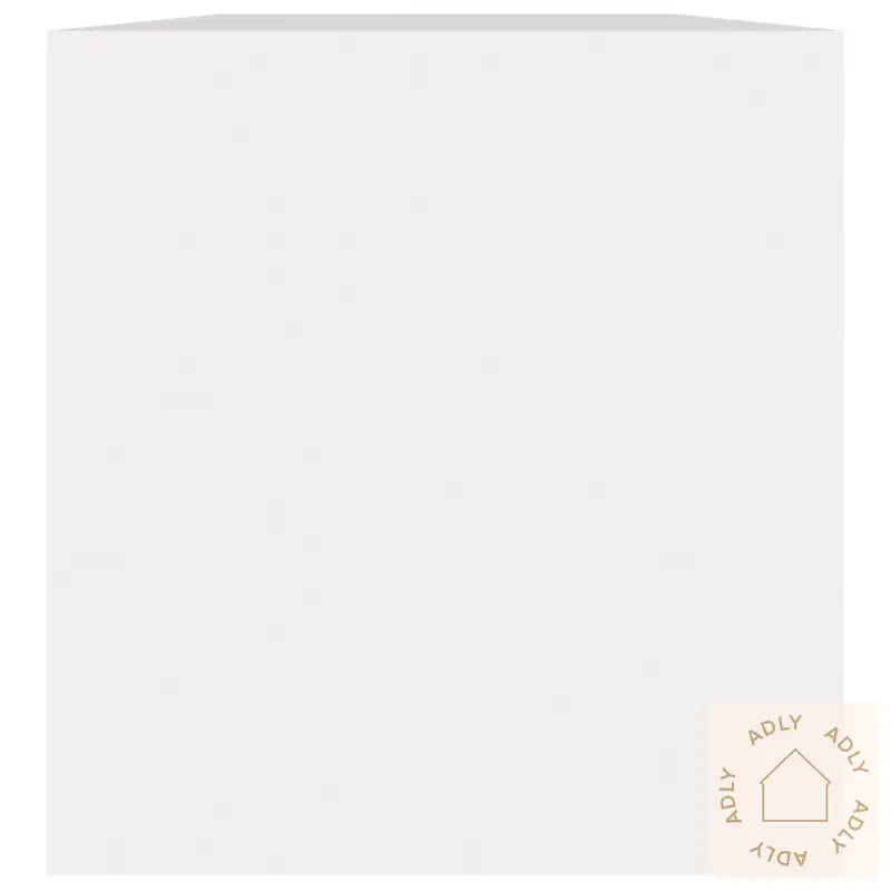 Oppbevaringsboks Lp Hvit 71X34X36 Cm Konstruert Tre