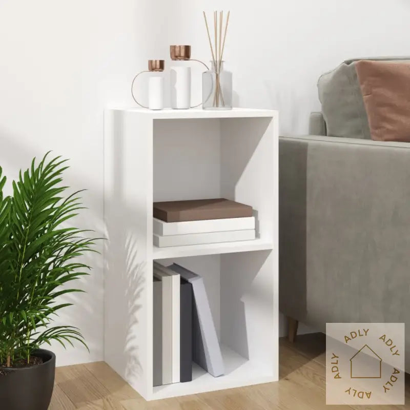 Oppbevaringsboks Lp Hvit 71X34X36 Cm Konstruert Tre