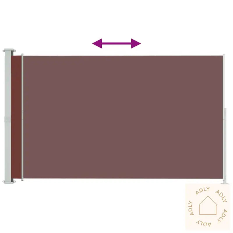 Uttrekkbar Sidemarkise 180X300 Cm Brun
