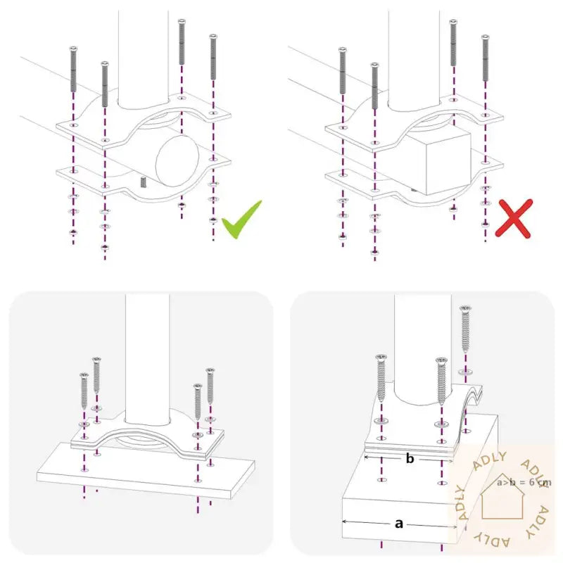 Uttrekkbar Sidemarkise 60X300 Cm Rød