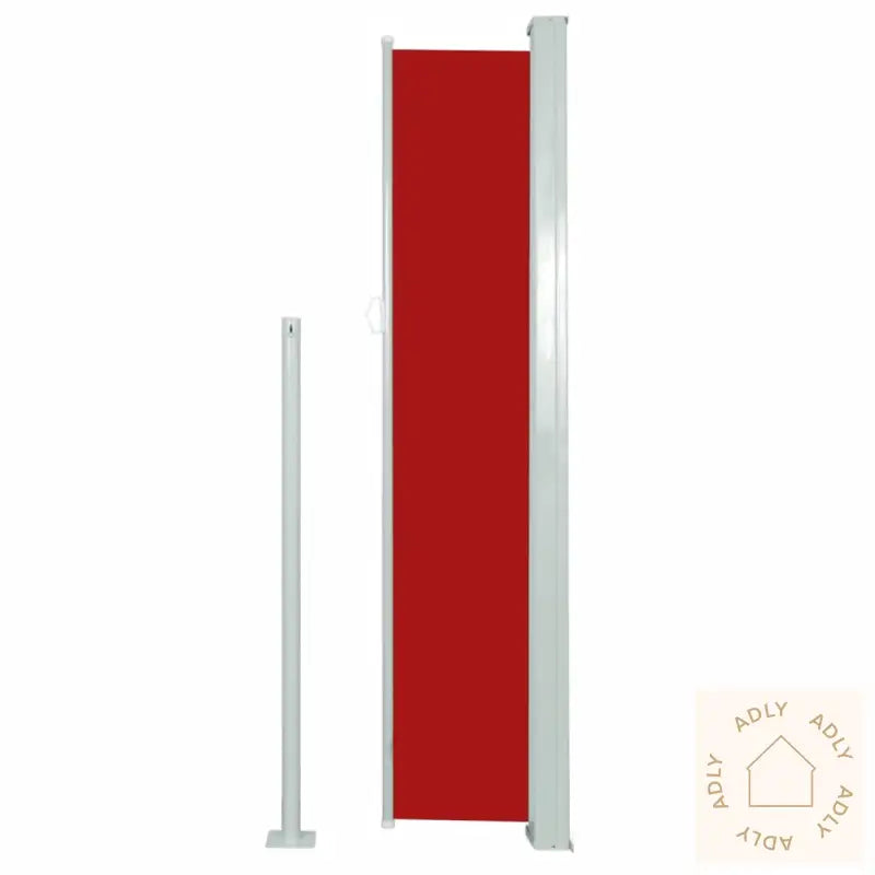 Uttrekkbar Sidemarkise 160X300 Cm Rød